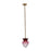 Kalco Lighting Bolsa 1 Light 8" Pendant, Winter Brass - 528312WB