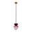 Kalco Lighting Bolsa 1 Light 8" Pendant, Winter Brass
