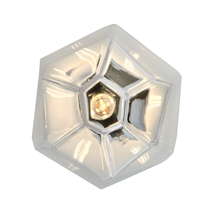 Kalco Lighting Bolsa 1 Light 13" Pendant, Winter Brass