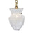 Kalco Lighting Bolsa 1 Light 13" Pendant, Winter Brass