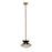 Kalco Lighting Bolsa 1 Light 12" Pendant, Winter Brass - 528313WB