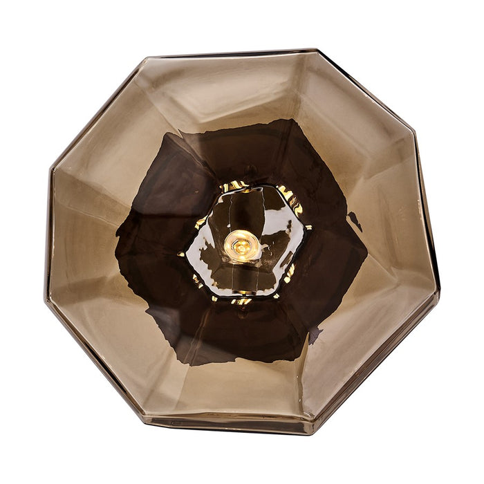 Kalco Lighting Bolsa 1 Light 12" Pendant, Winter Brass
