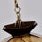 Kalco Lighting Bolsa 1 Light 12" Pendant, Winter Brass