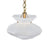 Kalco Lighting Bolsa 1 Light 11" Pendant, Winter Brass