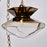 Kalco Lighting Bolsa 6 Light 38" Chandelier, Winter Brass