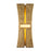 Kalco Lighting Dos 2 Light Wall Sconce, Rustic Gold and Brushed Gold - 528421RBG