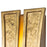 Kalco Lighting Dos 2 Light Wall Sconce, Rustic Gold and Brushed Gold