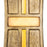 Kalco Lighting Dos 2 Light Wall Sconce, Rustic Gold and Brushed Gold