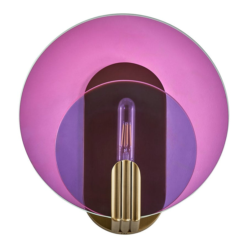 Kalco Lighting Optics 1 Light Wall Sconce, Winter Brass - 528521WB