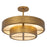 Kalco Lighting Moda 8 Light Semi-Flush, Rustic Gold - 528645RSG