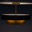 Kalco Lighting Moda 8 Light Semi-Flush, Rustic Gold