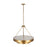 Kalco Lighting Moda 12 Light Chandelier, Rustic Gold - 528655RSG