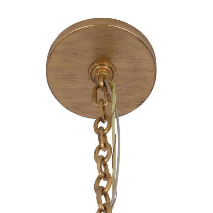 Kalco Lighting Moda 12 Light Chandelier, Rustic Gold