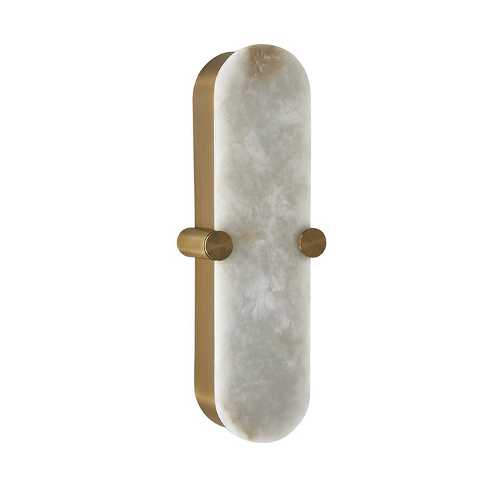 Kalco Lighting Lumba 1 Light Wall Sconce, Winter Brass - 528721WB