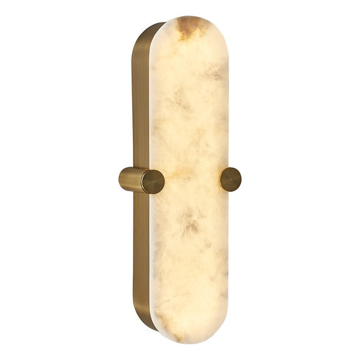 Kalco Lighting Lumba 1 Light Wall Sconce, Winter Brass