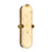 Kalco Lighting Lumba 1 Light Wall Sconce, Winter Brass