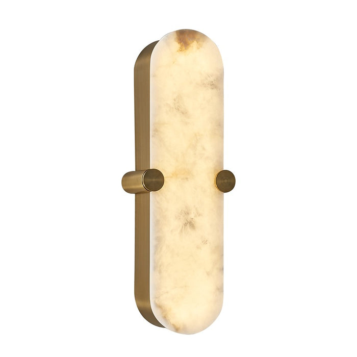 Kalco Lighting Lumba 1 Light Wall Sconce, Winter Brass