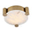 Kalco Lighting Lumba 1 Light 17" Flush Mount, Winter Brass
