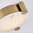 Kalco Lighting Lumba 1 Light 17" Flush Mount, Winter Brass