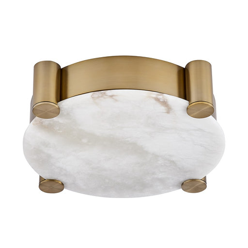 Kalco Lighting Lumba 1 Light 21" Flush Mount, Winter Brass