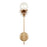 Kalco Lighting Florette 1 Light Wall Sconce, Modern Gold - 528821MG