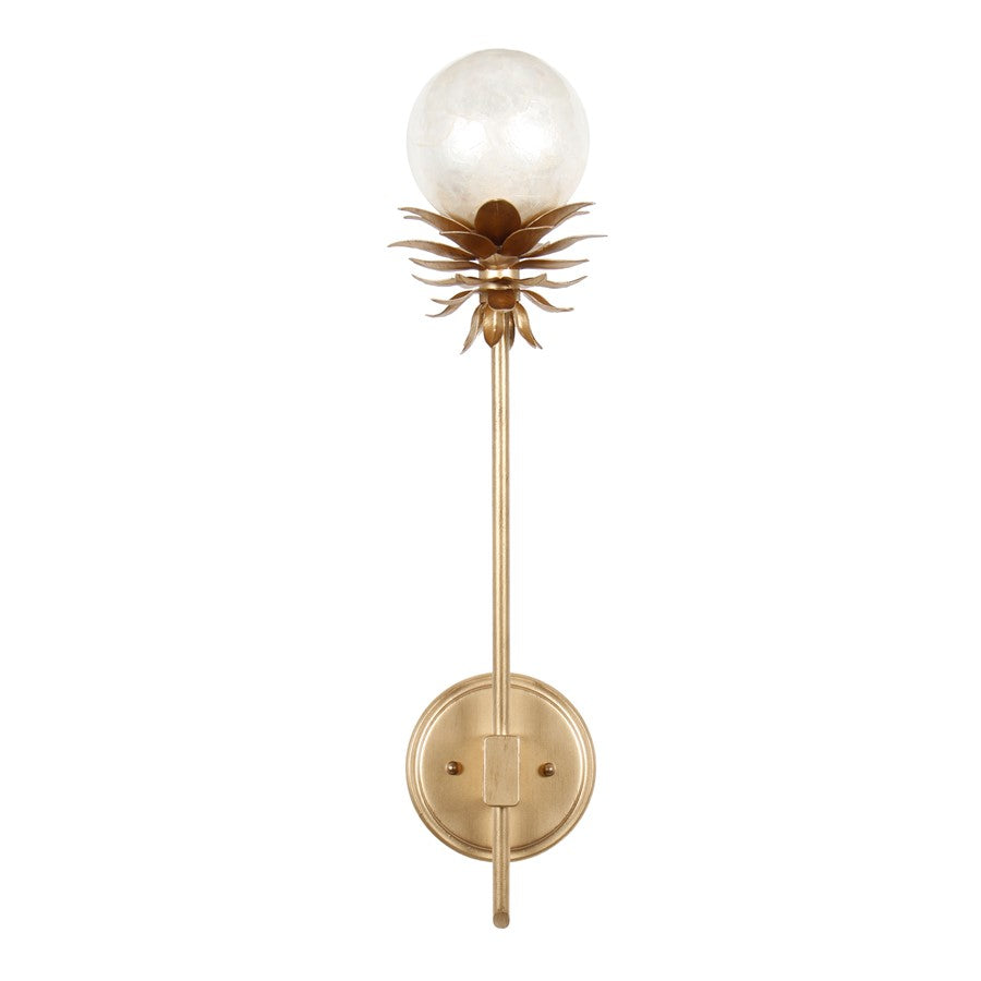 Kalco Lighting Florette 1 Light Wall Sconce, Modern Gold - 528821MG