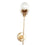 Kalco Lighting Florette 1 Light Wall Sconce, Modern Gold