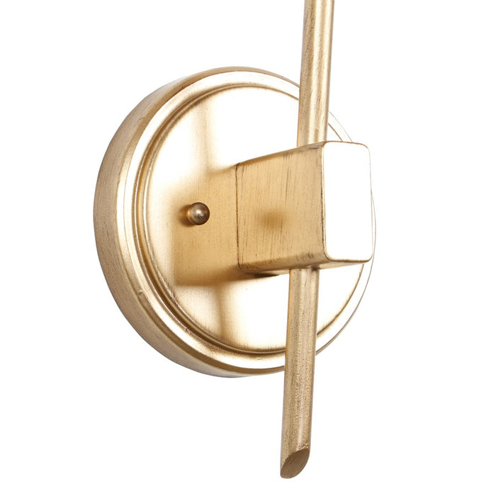 Kalco Lighting Florette 1 Light Wall Sconce, Modern Gold