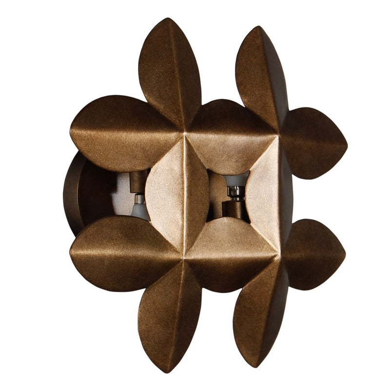 Kalco Lighting Vittoria 2 Light Wall Sconce, Pearlized Antique Brass - 529021PAB