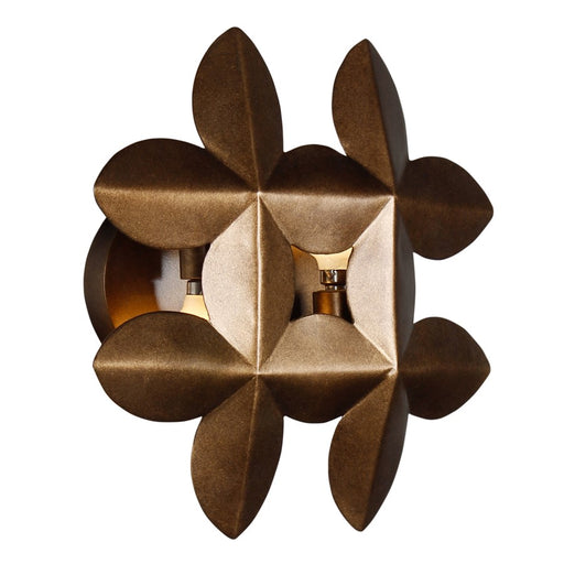 Kalco Lighting Vittoria 2 Light Wall Sconce, Pearlized Antique Brass