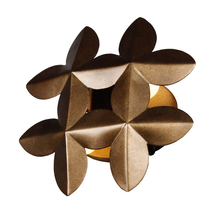 Kalco Lighting Vittoria 2 Light Wall Sconce, Pearlized Antique Brass