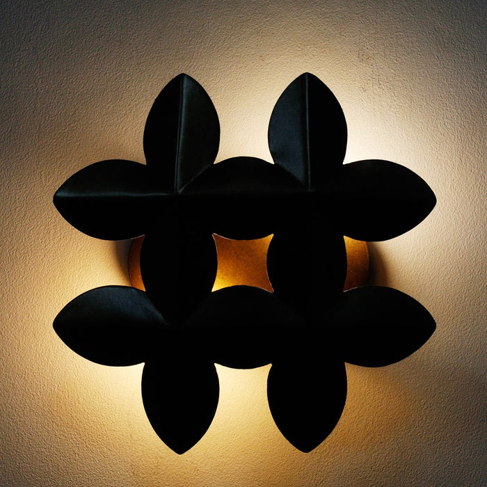 Kalco Lighting Vittoria 2 Light Wall Sconce, Pearlized Antique Brass