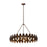 Kalco Lighting Vittoria 9 Light Chandelier, Pearlized Antique Brass