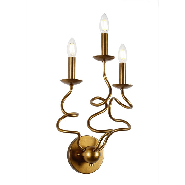 Kalco Lighting Rizo 3 Light Wall Sconce, Oil Rubbed Bronze