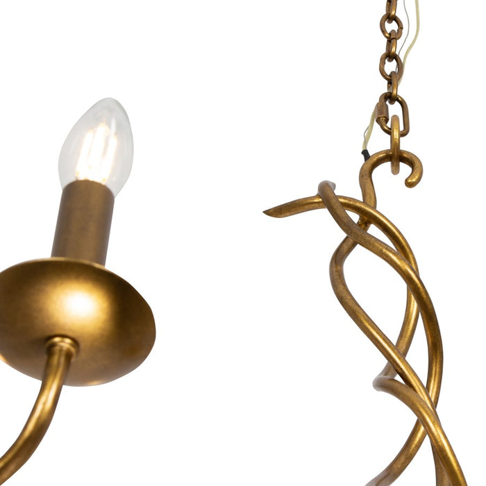 Kalco Lighting Rizo 6 Light Chandelier, Oil Rubbed Bronze