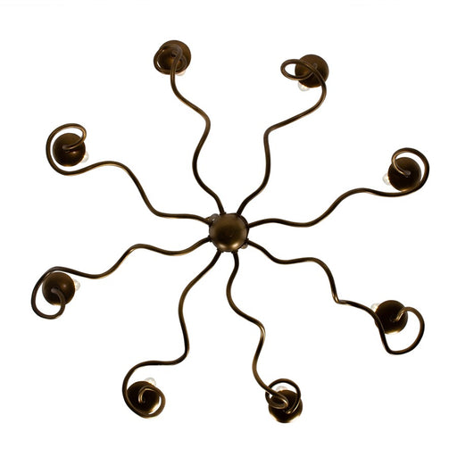 Kalco Lighting Rizo 8 Light Chandelier, Oil Rubbed Bronze