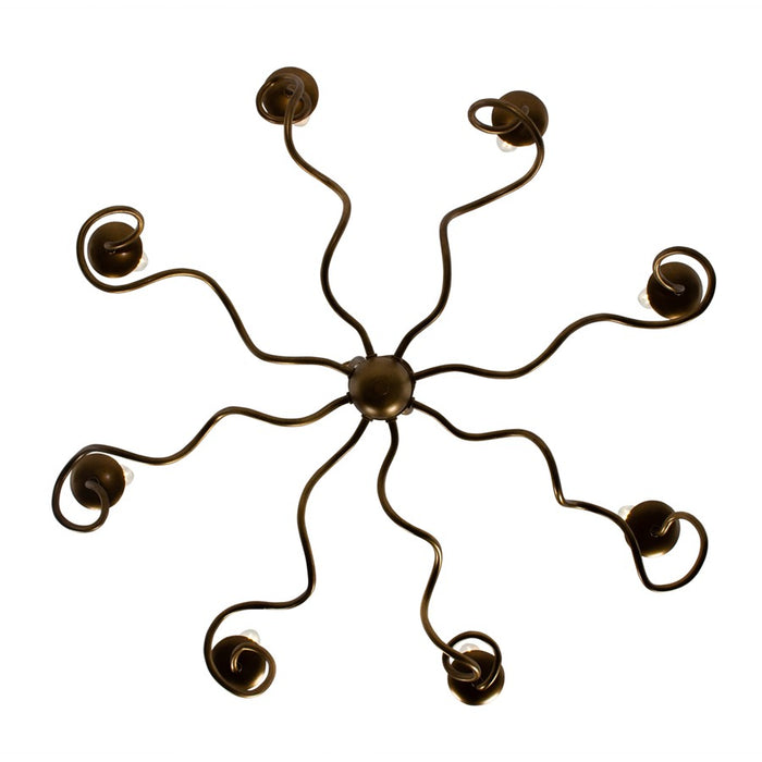 Kalco Lighting Rizo 8 Light Chandelier, Oil Rubbed Bronze