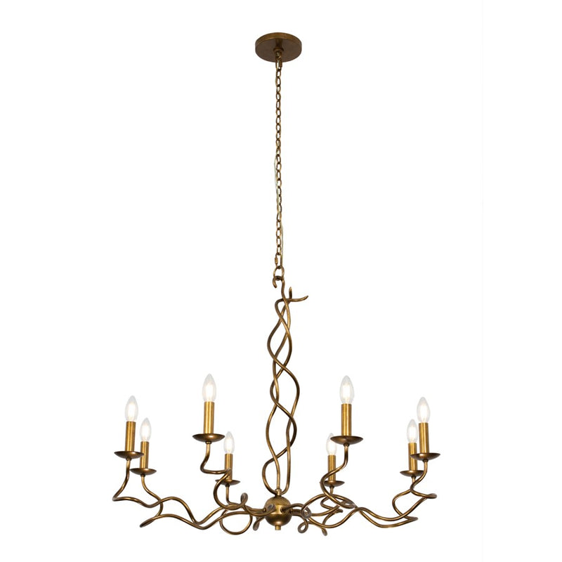 Kalco Lighting Rizo 8 Light Chandelier, Oil Rubbed Bronze