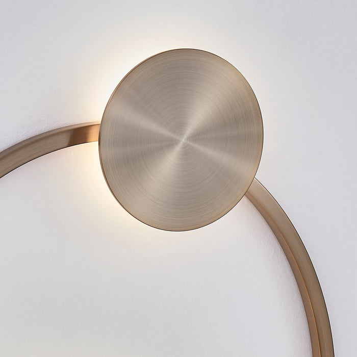 Kalco Lighting Spilla 1 Light Wall Sconce, Brushed Champagne Gold