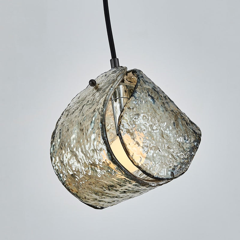 Kalco Lighting Pallina 1 Light Pendant, Satin Black Nickel