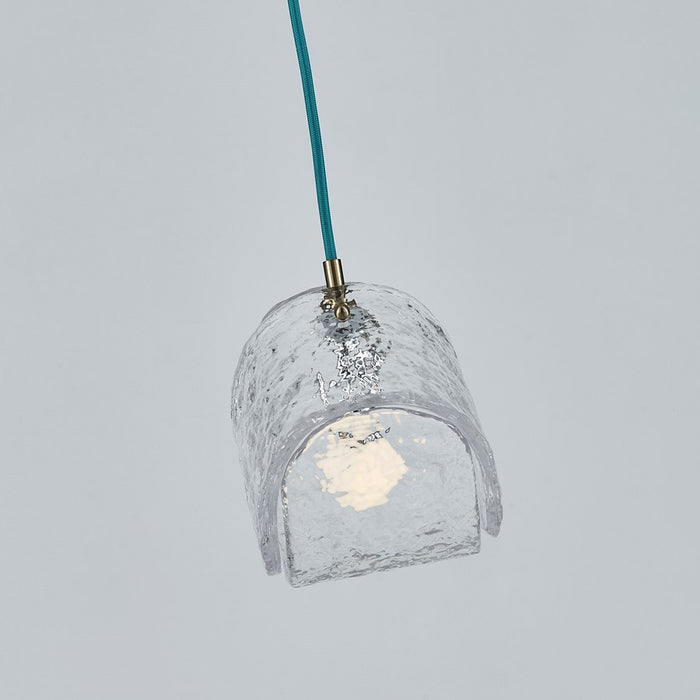 Kalco Lighting Pallina 1 Light 6" Pendant, Winter Brass
