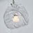 Kalco Lighting Pallina 1 Light 6" Pendant, Winter Brass