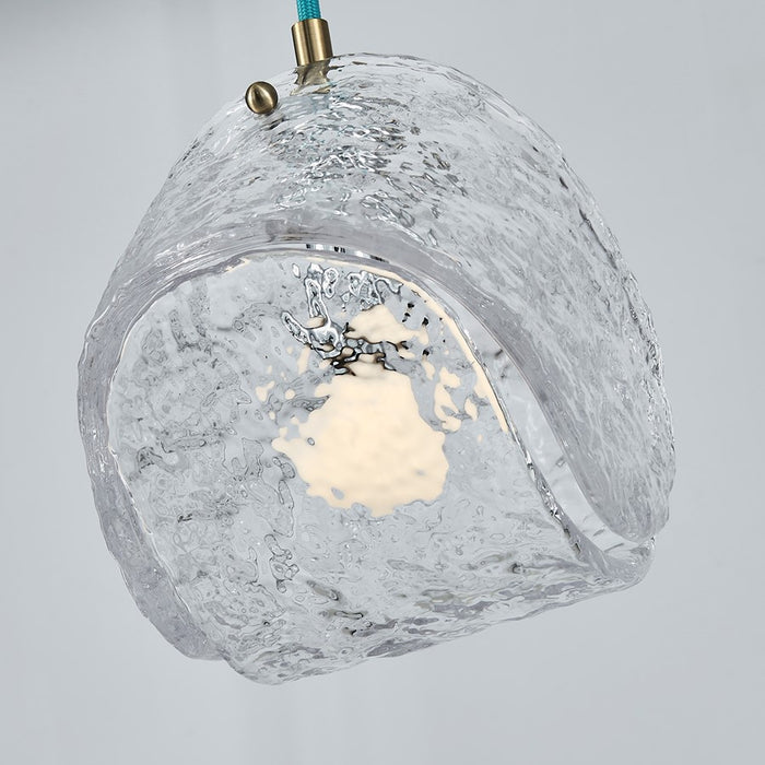 Kalco Lighting Pallina 1 Light 6" Pendant, Winter Brass