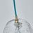 Kalco Lighting Pallina 1 Light 6" Pendant, Winter Brass