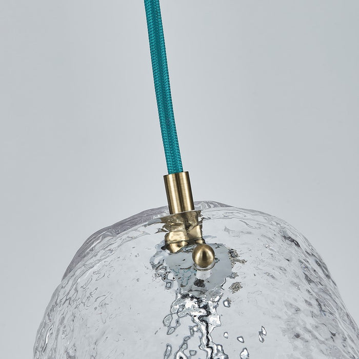 Kalco Lighting Pallina 1 Light 6" Pendant, Winter Brass