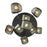 Kalco Lighting Pallina 9 Light Chandelier, Satin Black Nickel