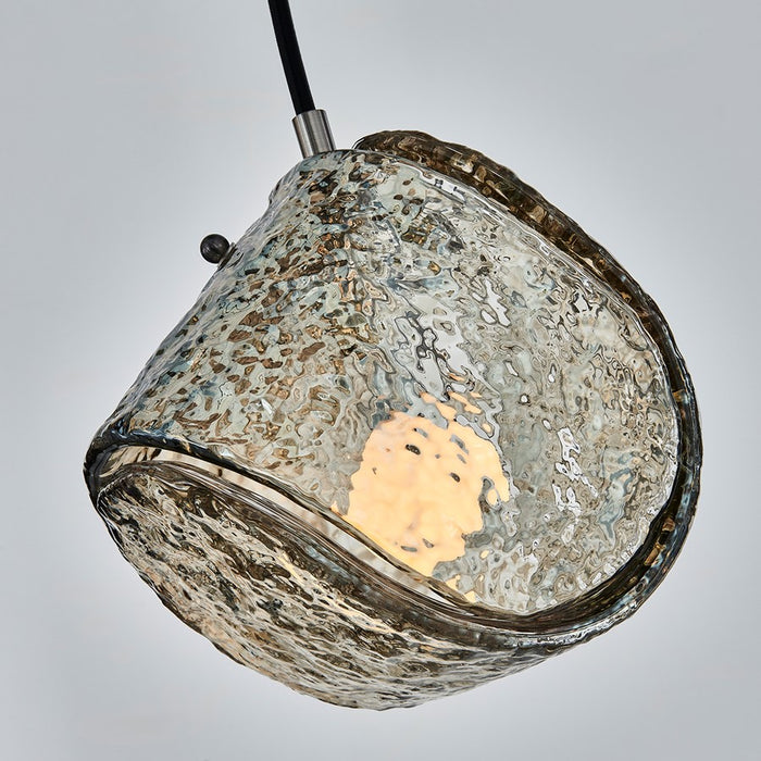 Kalco Lighting Pallina 9 Light Chandelier, Satin Black Nickel