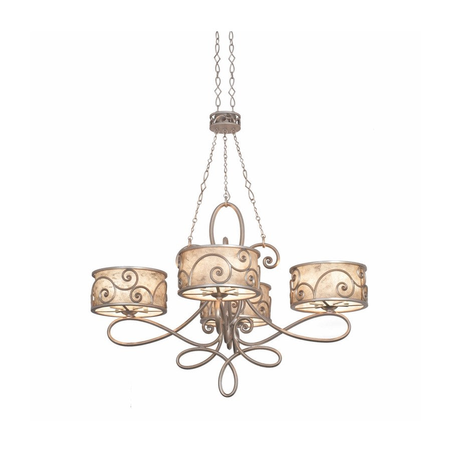 Kalco Lighting Windsor 20 Light Chandelier, Aged Silver - 5412SV