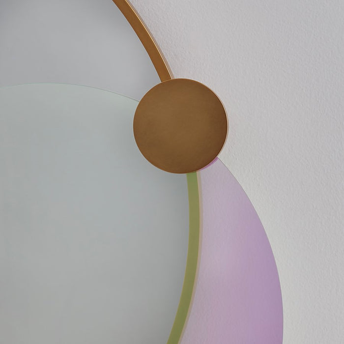 Kalco Lighting Colorways Mirror, True Brass