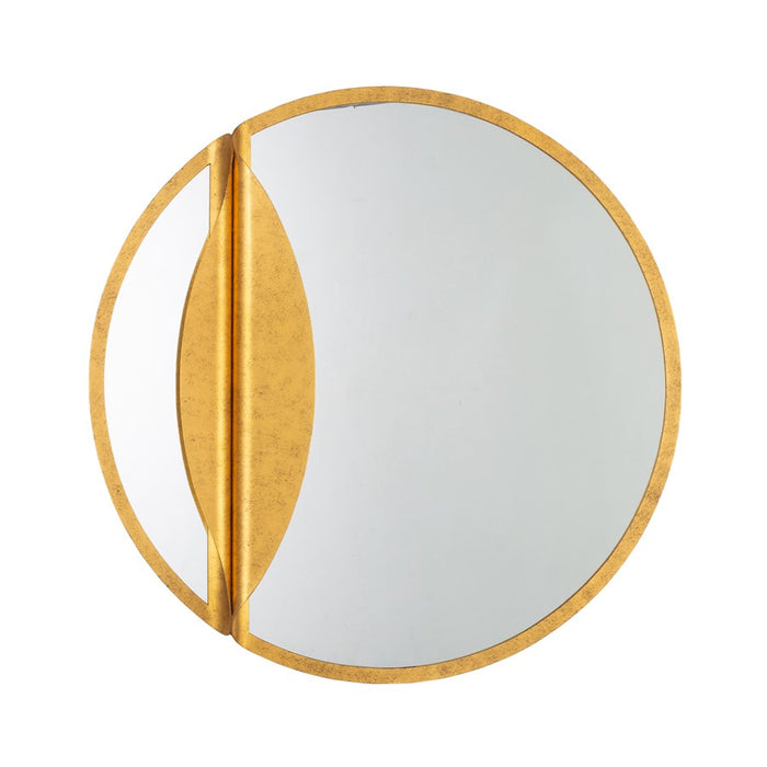 Kalco Lighting Divisio 1 Light Mirror, Oxidized Gold Leaf - 803905